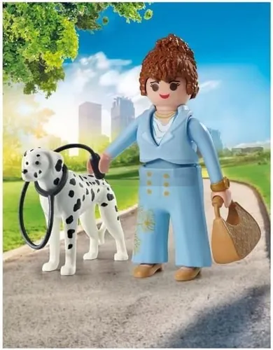 PLAYMOBIL MY LIFE 71736 KOBIETA Z DALMATYŃCZYKIEM zestaw dla dzieci 4+