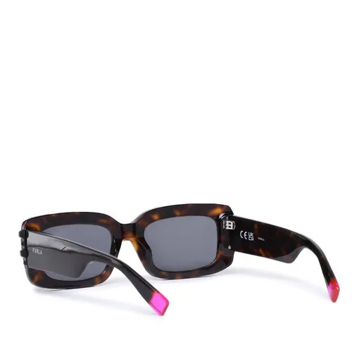 Okulary przeciwsłoneczne Furla Sunglasses SFU630 WD00061-BX0728-AN000-4-401-20-CN-D Havana - Rozmiar (EU) 00