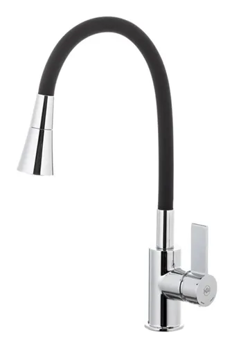 Bateria KFA ARMATURA Rumba Duo 6553-925-00 Chrom-czarny