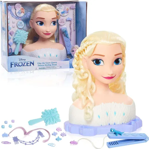 Lalka JUST PLAY Głowa do stylizacji Disney Princess Kraina Lodu Elsa 32796