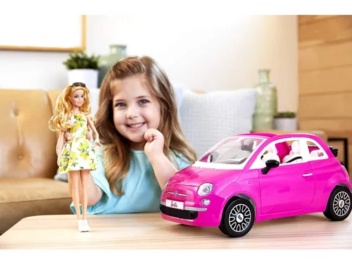 Fiat Arabalı Barbie Bebeği