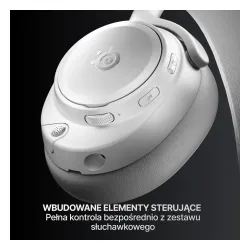 Słuchawki bezprzewodowe z mikrofonem SteelSeries Arctis Nova Pro Omni Nauszne Biały