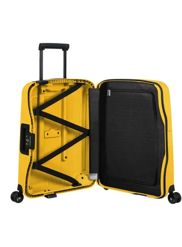 Чемодан маленький 34 л Samsonite S'Cure-sunflower yellow / black