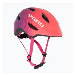 Kask rowerowy dziecięcy Giro Scamp Integrated Mips Jr matte pink/purple fade