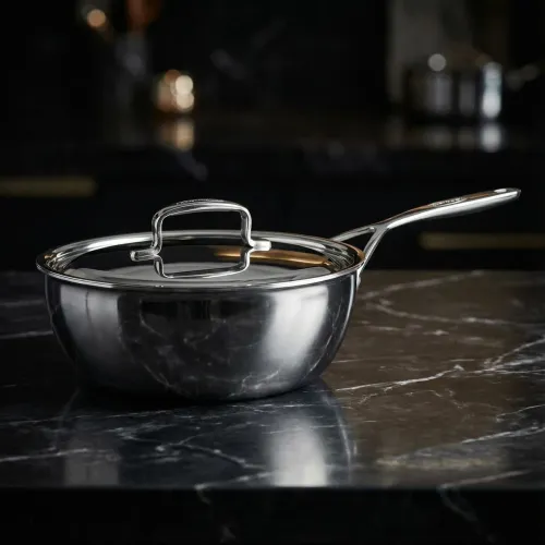 DEMEYERE 5-Plus 3,3 l - rondel ze stali nierdzewnej z pokrywką