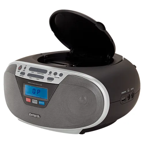 Radioodtwarzacz Aiwa Boombox BBTU-400SL Bluetooth Srebrny