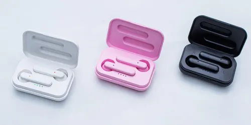 Słuchawki bezprzewodowe Forever TWE-110 Douszne Bluetooth 5.1 Różowy