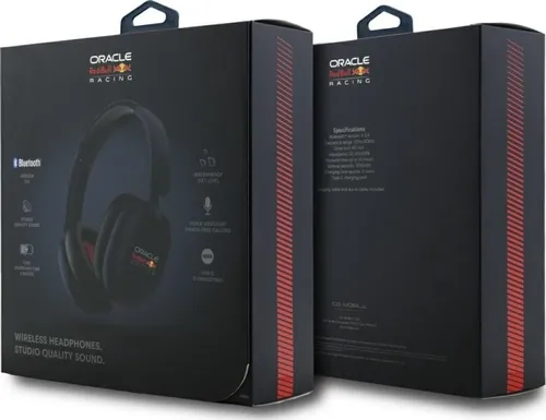 Słuchawki nauszne RED BULL Bluetooth Printed Logo Granatowy