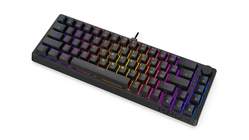 Klawiatura mechaniczna Krux Atax 65% Pro RGB - Outemu Red