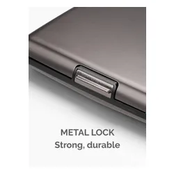 Portfel aluminiowy Ogon Design Stockholm Smart Case V3 - titanium