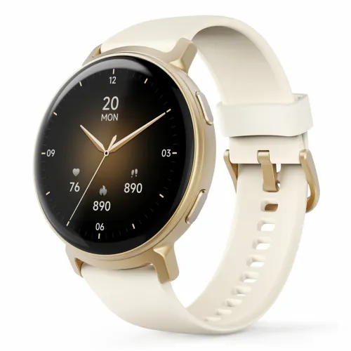 Smartwatch Hama 7020 43mm GPS Złoty