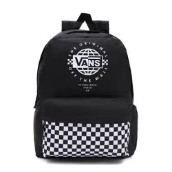 Vans Street Sport Realm Kentsel Sırt Çantası-Black / white checker