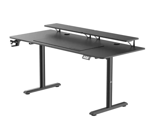 Biurko Ultradesk HIGHLANDER XXL 160cm Regulacja wysokości Czarny