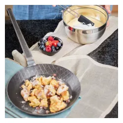 ROESLE 24 cm - patelnia cygańska kuta na ognisko