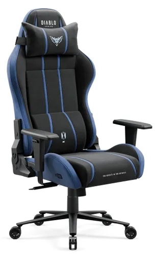 Fotel DIABLO CHAIRS X-One 2.0 Normal Size Czarno-niebieski