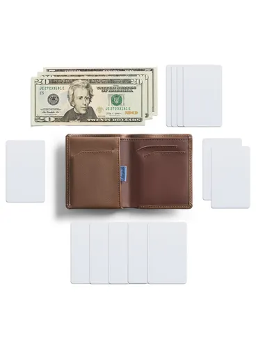 Кожаный кошелек Bellroy Note Sleeve RFID - лесной орех