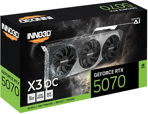 Karta graficzna INNO3D GeForce RTX 5070 X3 12GB DLSS 4