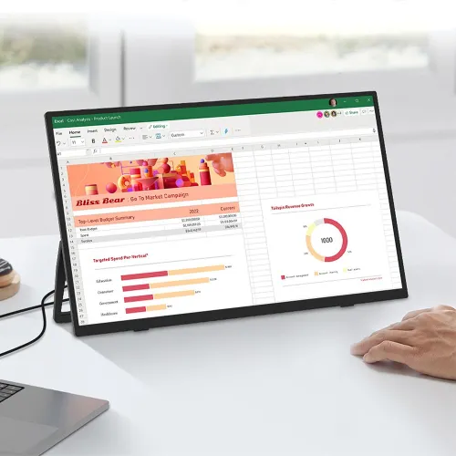 Monitor ZEUSLAP ZP156 15" 1920x1080px IPS 4 ms