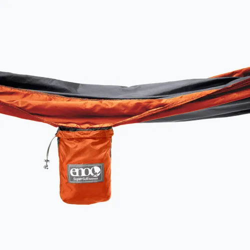 Hamak turystyczny ENO SuperSub Ultralight charcoal/orange