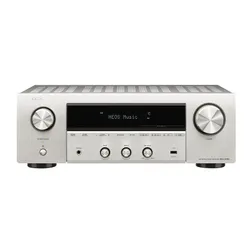 Zestaw stereo Denon DRA-800H (srebrny), Dali OBERON 7 (biały)