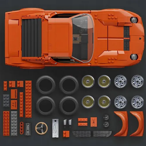 MATTEL BRICK SHOP HOT WHEELS ELITE SERIES ’71 Lamborghini Miura P400 SV JHF61