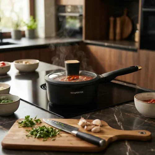 Rondel z pokrywką KONIGHOFFER Black Rose 1,3 l