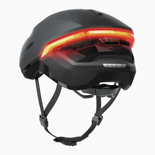 Kask rowerowy z kierunkowskazami ABUS Hyp-E volcano titan