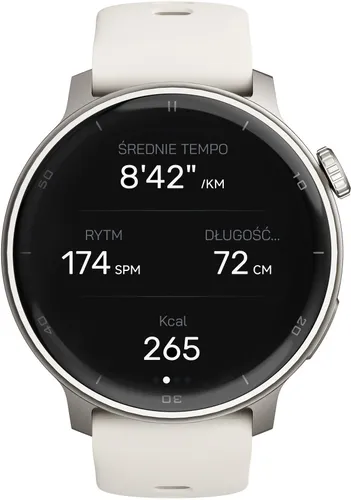 Smartwatch STELIO Activ AI GPS 46mm Srebrny