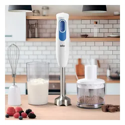 Blender BRAUN MultiQuick 2 MQ20236M Biało-niebieski