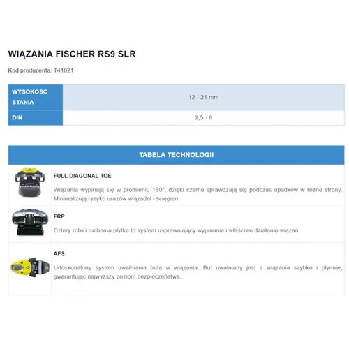 Narty Fischer RC Trend SLR Pro + RS 9 SLR GW SMU 2024