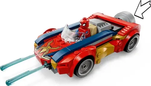 LEGO Super Heroes Marvel 76336 Spider-Man w samochodzie kontra zvenomowany Wolverine