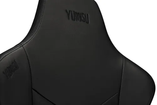 Fotel Yumisu 2053 Skóra Biurowy do 150kg Skóra Eco Czarny