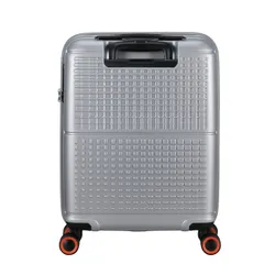 American Tourister GeoPop Bavul-metalik gümüş