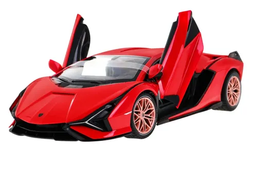 Duży samochód zdalnie sterowany COIL RC Lamborghini SIAN otwierane drzwi światła czerwony
