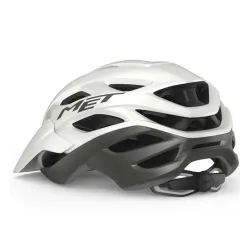 Kask rowerowy MET Veleno biało-szary