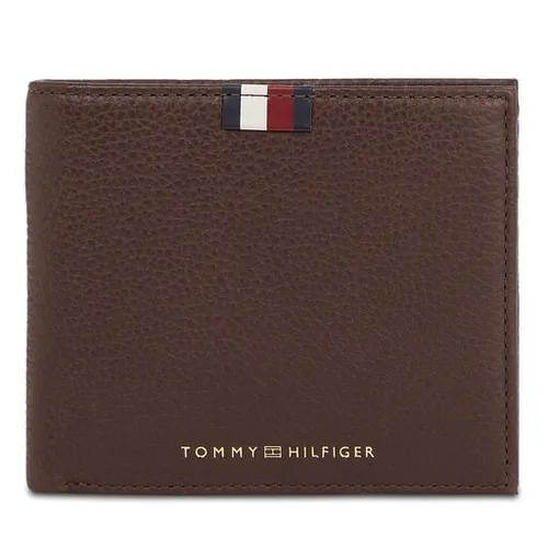 Мужской кошелек Tommy Hilfiger Th Corp Leather Flap And Coin Am0am11598 Coffee Bean GB6