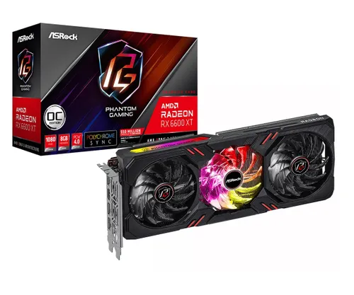 Karta graficzna RX 6600 XT Phantom Gaming D OC 8GB 128bit GDDR6 3DP/HDMI 