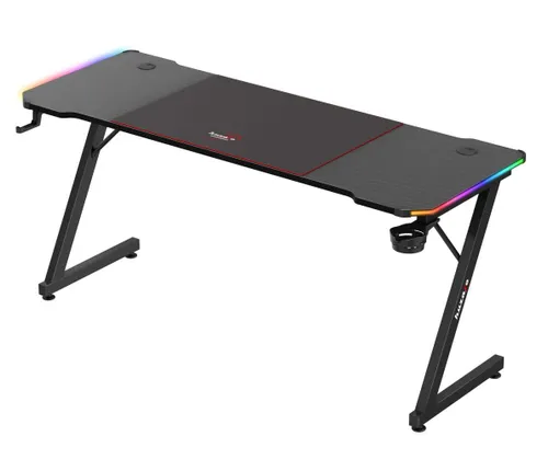 Biurko gamingowe HUZARO Hero 4.8 RGB Czarny