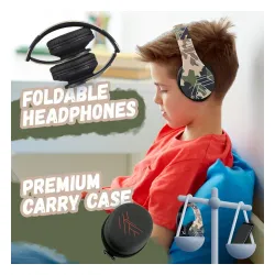 Słuchawki bezprzewodowe PowerLocus P2 Kids Nauszne Dla Dzieci Bluetooth 5.3 Moro