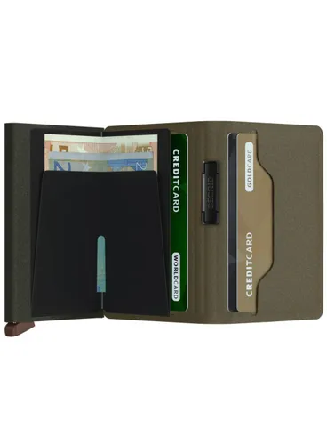 Portfel kieszonkowy RFID Secrid Bandwallet Liba - green / orange