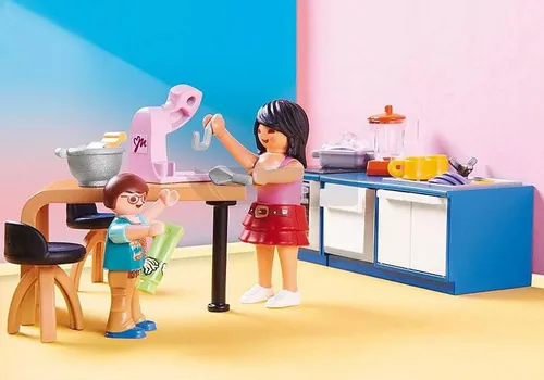 Playmobil Zestaw z figurkami Dollhouse 70206 Rodzinna kuchnia