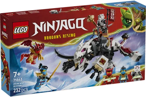 LEGO 71863 NINJAGO Zilvar i smocza bestia Grimtak