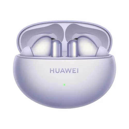 Słuchawki bezprzewodowe Huawei FreeBuds 6i ANC z etui ładującym Dokanałowe Bluetooth 5.3 Fioletowy