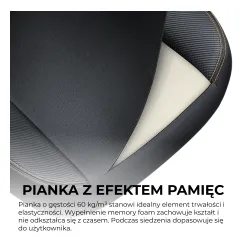 Fotel Anda Seat Kaiser 3E XL Gamingowy do 150kg Skóra ECO Bordowy