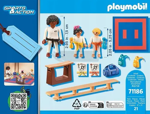 PLAYMOBIL 71186 TRENING KARATE