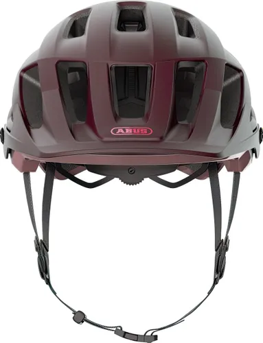Kask rowerowy ABUS Moventor 2.0 Wildberry Czerwony MTB (rozmiar L)