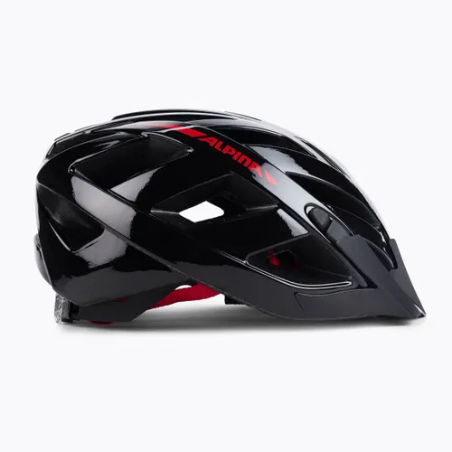 Kask rowerowy Alpina Panoma 2.0 black/red gloss