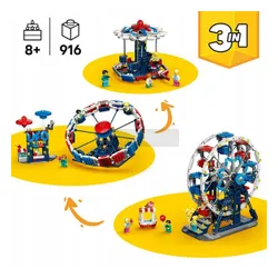 LEGO Creator 3w1 31389 Kultowy diabelski młyn, zestaw klocków 8+