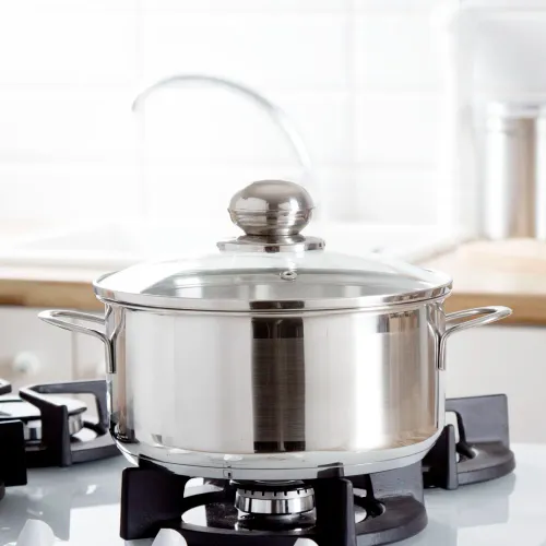 Garnek ze stali nierdzewnej z pokrywką SSW CITY 2,9 l