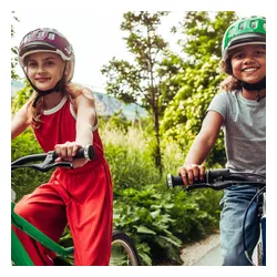 Kask rowerowy dziecięcy woom Kids green